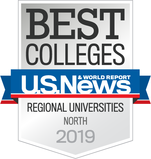 U.S. News & World Report Best Colleges, Regional Universities - North 2019 award badge